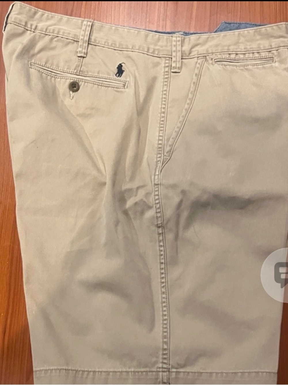 Polo Ralph Lauren Blue and White Striped Shorts